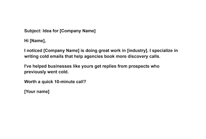 write high converting cold emails that get replies for your business